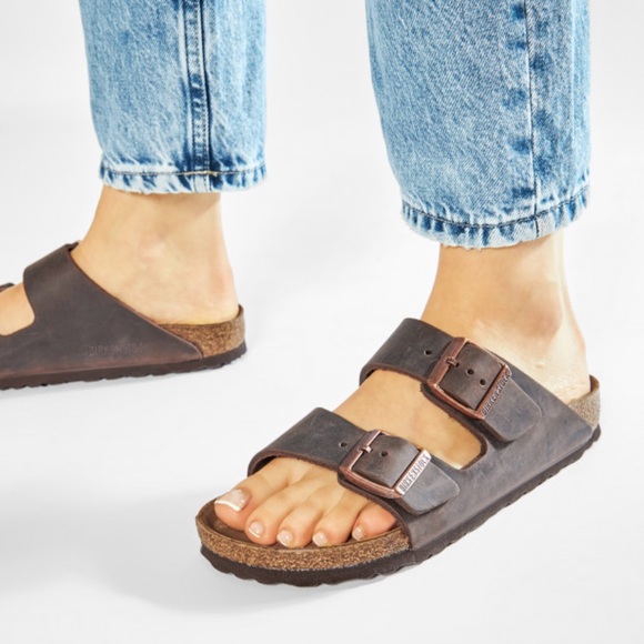 Birkenstock Shoes | Birkenstock Arizonaoiled Leather Habana Size 41 | Color: Brown | Size: 8 | Littlepet's Closet